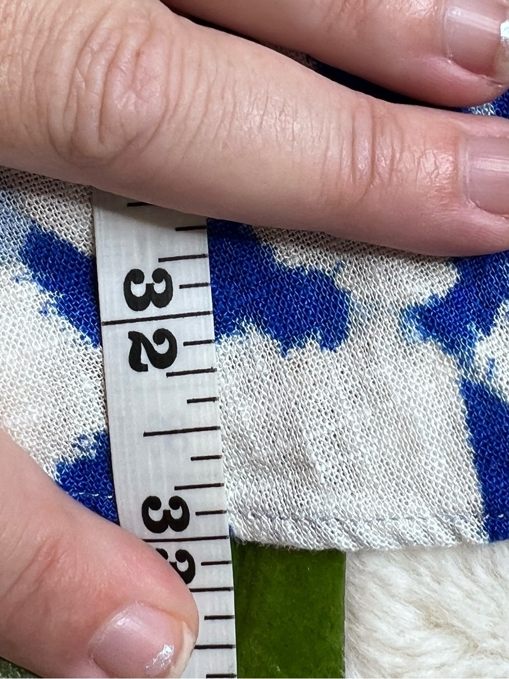 LOFT Blue White Floral Linen Blend Mini Dress XS Puff Sleeve Coastal - Picture 9 of 9